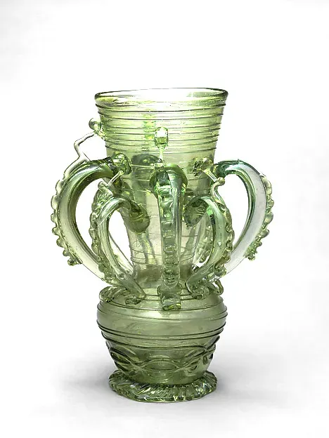 Vase with winged handles